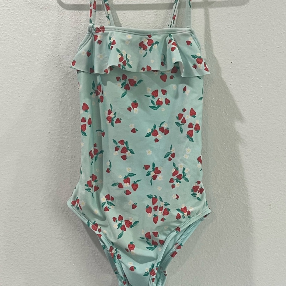 Cat & Jack Blue and Red One Piece Swimsuit